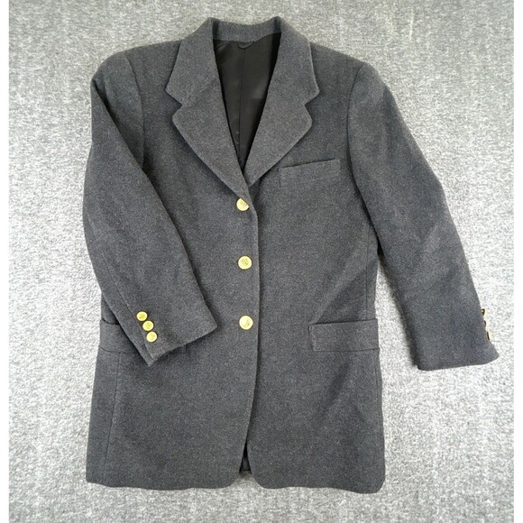 Mark Shale Jackets & Blazers - VTG 90s Ann Freedberg Mark Shale Blazer Womens Sz 6 Gray Wool Blend Made In USA